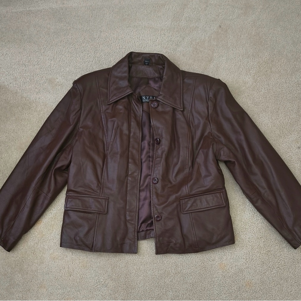 Dark Brown Leather Jacket